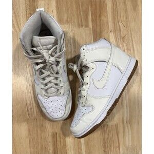 Nike Dunk High "White Sail" - Women's Size 8 White Shoes Sneakers